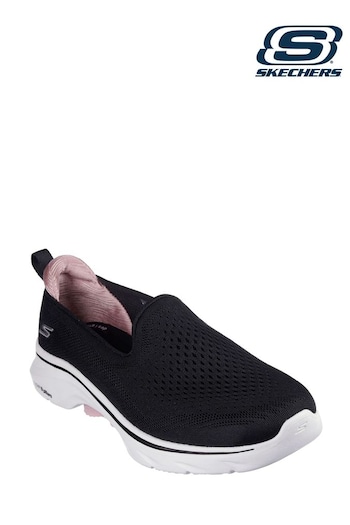 Skechers Black Womens Go Walk 7 Vina Trainers (885060) | £74