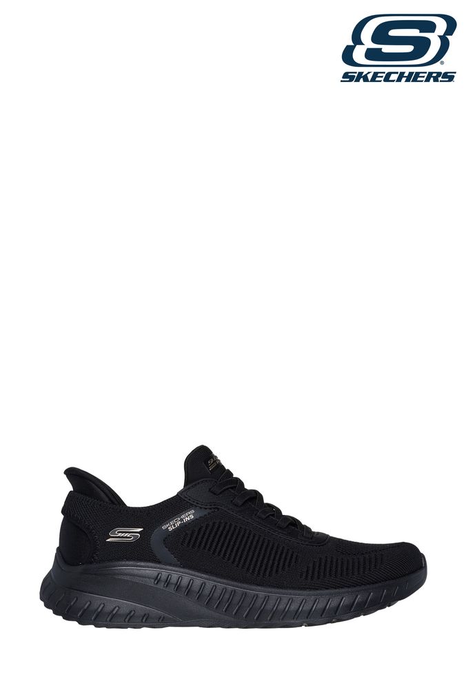 Women s Black Skechers Black Trainers Shoes Next UK