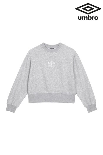 Umbro Grey Core Boxy Sweatshirt (885358) | £30