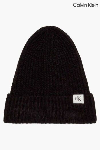 Calvin Klein Kids Unisex Monogram Rib Beanie (885410) | £32