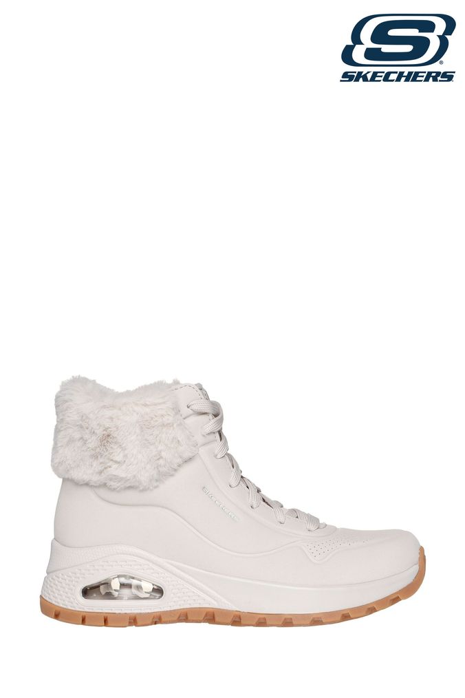 Women s White Ankle Length Boots Next Official Site