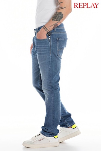 Replay Rocco Relaxed Straight Fit Jeans Maxi (885489) | £140