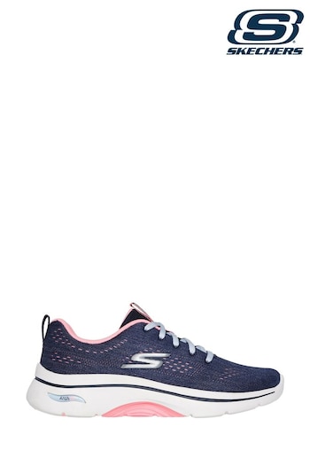 Skechers Blue GO WALK Arch Fit 2.0 Vivid Sunset Shoes (885662) | £89