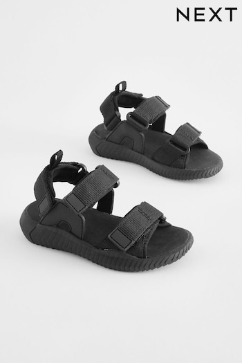 Black Utility Trekker Sandals (885760) | £16 - £19