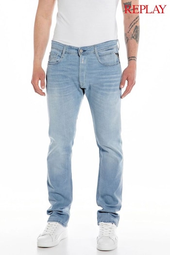 Replay Rocco Relaxed Straight Fit Jeans Detail (885830) | £140