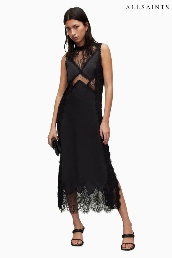 All saints sales black dress