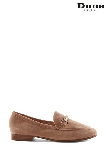 Dune London Grandeur Snaffle Slim Sole Brown Loafers (886507) | £85