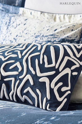 Harlequin Blue Enigmatic Cushion (887097) | £50