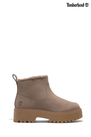 Timberland Warm Lined Street Brown Boots (887341) | £170