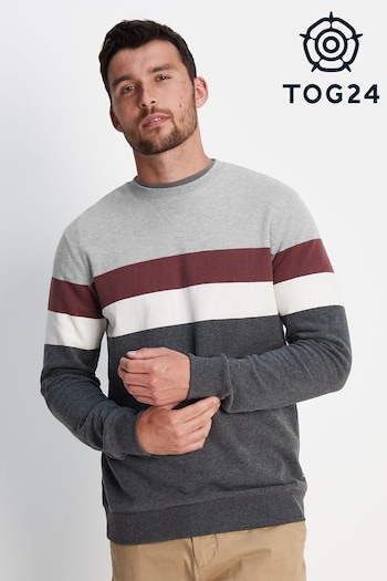 Tog 24 Mens Grey Reeth Sweatshirt (887564) | £40