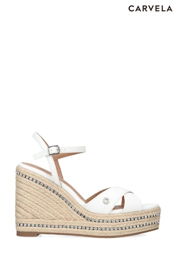 Carvela White Summer White Sandals (887616) | £139
