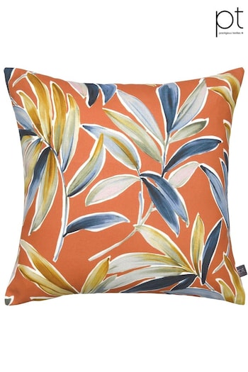 Prestigious Textiles Tango Orange Ventura Tropical Feather Filled Cushion (887950) | £17