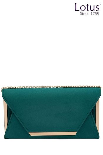 Lotus Green Clutch Bag with Chain (887981) | £60