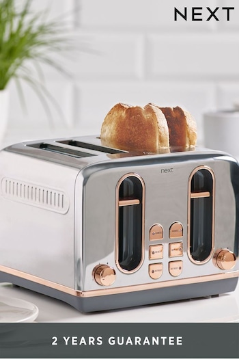 Chrome Electric 4 Slot Toaster (887985) | £58