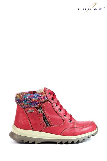 Lunar Buttermere Red Waterproof Ankle Boots (888219) | £60