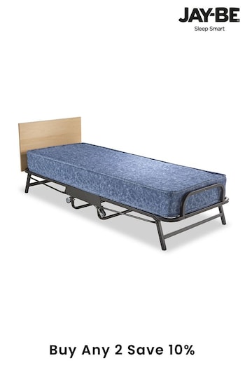 Jay-Be Beds Black Crown Windermere Folding Bed with Water Resistant Mattress (888436) | £420