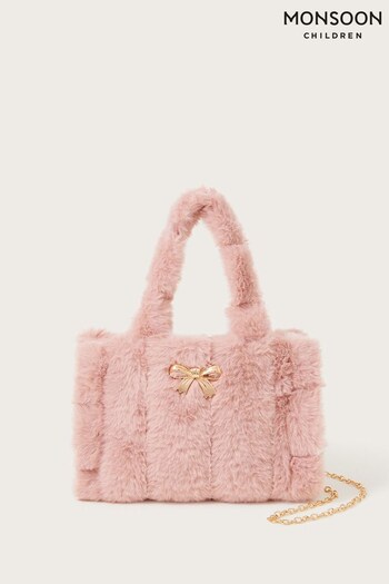 Monsoon Pink Fluffy Tote Bag (888801) | £15
