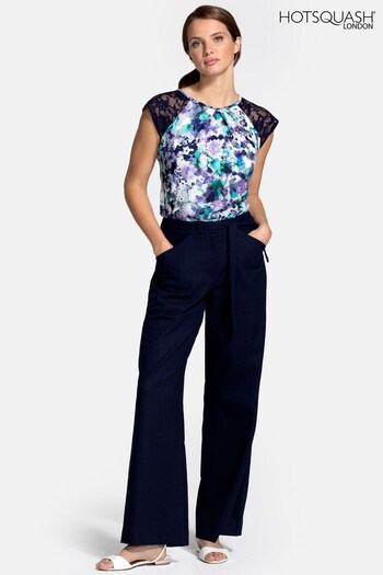 HotSquash Blue Linen Trousers (889005) | £68