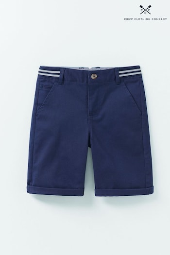 Crew Clothing Cat Blue Chino Shorts (889127) | £22 - £24