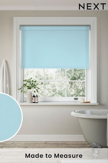 Breeze Blue Glow Made to Measure Roller Blind (889357) | £55