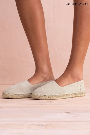 Celtic & Co. Natural Flat Slip Espadrille (889518) | £95