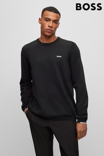 BOSS Black Perforation Structured Knitted Jumper (889784) | £129