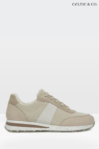 Celtic & Co. Natural Lace Up Trainers (890134) | £125