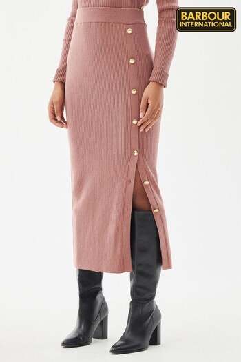 Barbour® International Pink Velocete Skirt (890214) | £90