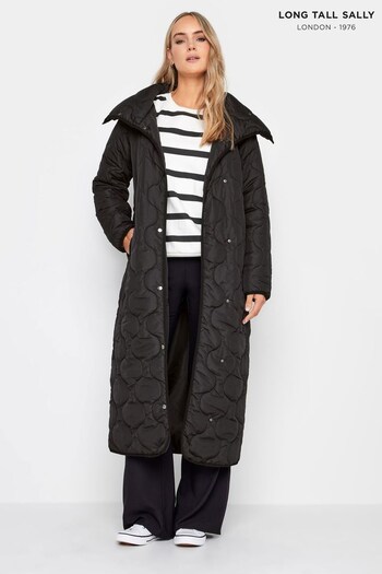 Long Tall Sally Black Quilted Coat (890458) | £70