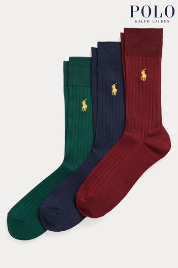 Polo Ralph Lauren Socks 3 Pack (890464) | £35