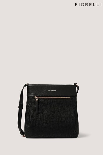 Fiorelli Erika Cross-Body Plain Black Bag (890560) | £65