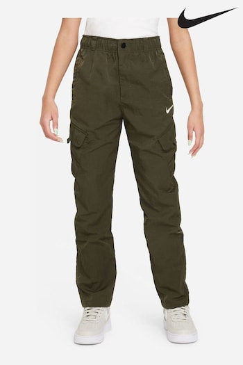 Nike Green Woven Cargo Trousers optimum (890591) | £55