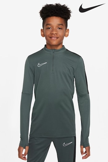 Nike Khaki Green Dri-FIT Academy Half Zip Training Drill Top (891565) | £35
