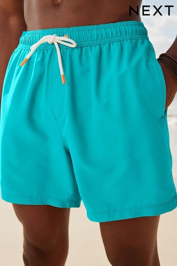 Turquoise Blue Plain Basic Swim Taille Shorts (892034) | £15