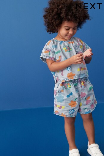 Denim Top And Shorts Set (3mths-7yrs) (892871) | £17 - £21