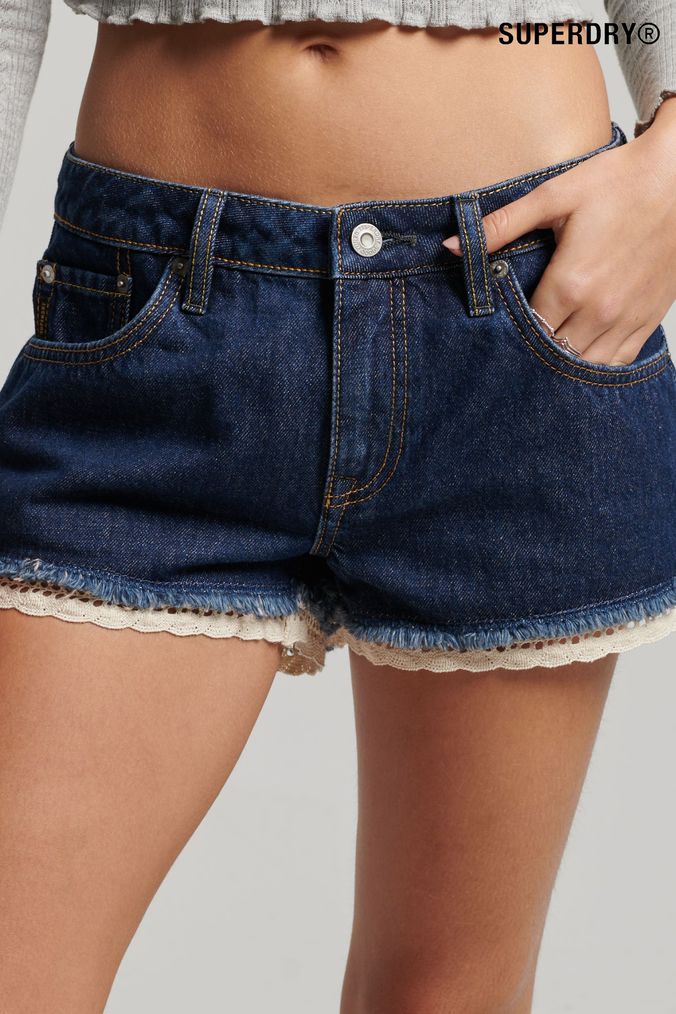 Women s Denim Mid Rise Shorts Mid Rise Jean Shorts Next