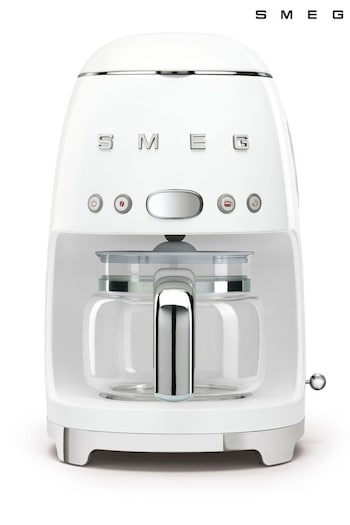Smeg White Drip Coffee Machine (893006) | £200