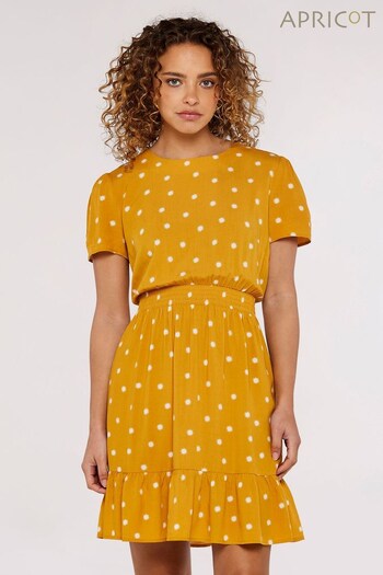 Apricot Yellow Sunspot Smocked Dress (893216) | £29