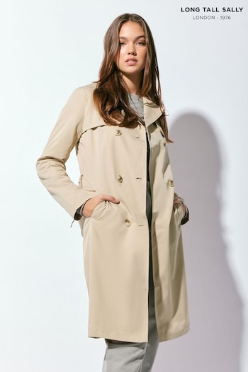 Long Tall Sally Natural Short Mac Coat (894617) | £65