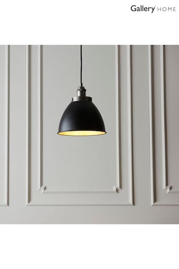 Gallery Home Pewter Grey Langley Pendant Ceiling Light (894830) | £70