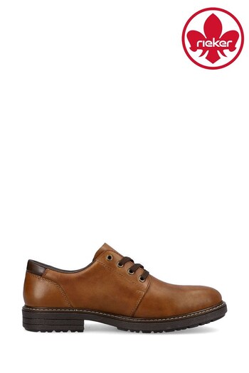 Rieker Mens Lace-Up Brown Shoes Rosa (895030) | £85