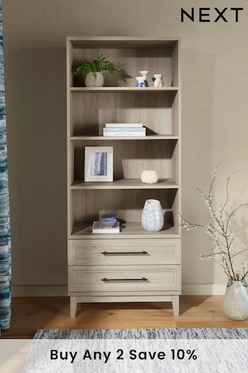 Light Langton Oak Effect Bookcase Shelf (895263) | £425