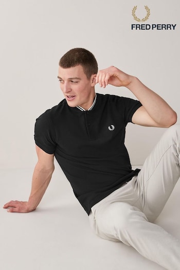 Fred Perry Bomber Collar Towels Polo Shirt (895686) | £75
