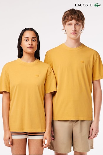 Lacoste Yellow Tonal Logo T-Shirt (895771) | £70