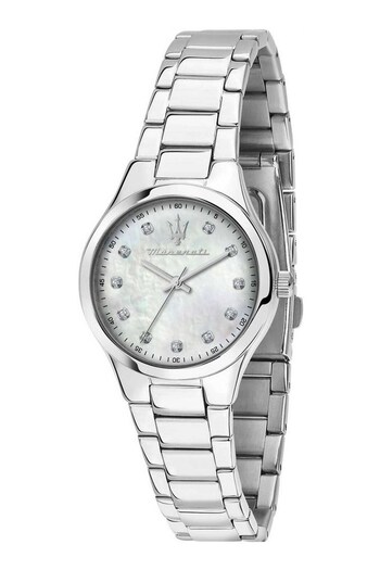 Maserati Ladies Silver Tone Attrazione Watch (895986) | £149
