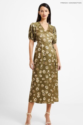 French Connection Green Satin Dress (896037) | £85