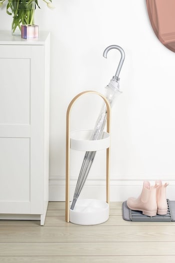 Umbra White Bellwood Umbrella Stand (896074) | £65