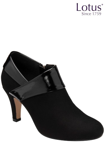 Lotus Black Stiletto Heel Shoe Boots (896119) | £65