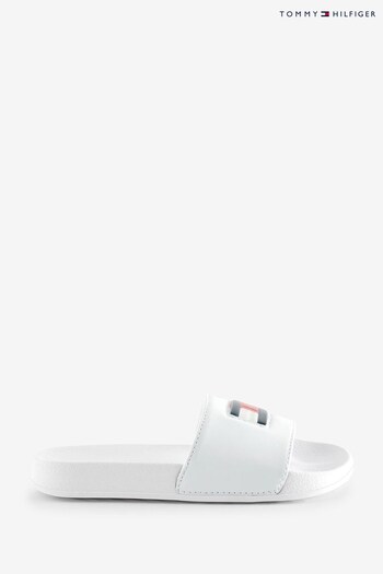 Tommy Hilfiger Flag White Pool Sandals Snowboard (896159) | £36