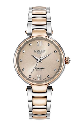 Roamer Ladies Pink Dreamline Diamonds Watch (897082) | £340